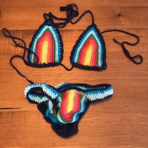 ❣️SOLD❣️Andi Bagus Lucinda Rainbow Bikini
